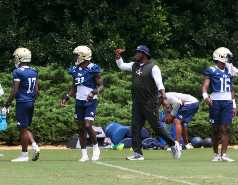 Tech Football Practice Notes and Quotes 8/16
