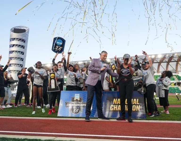 Lady Bulldog track team wins first outdoor national title championship