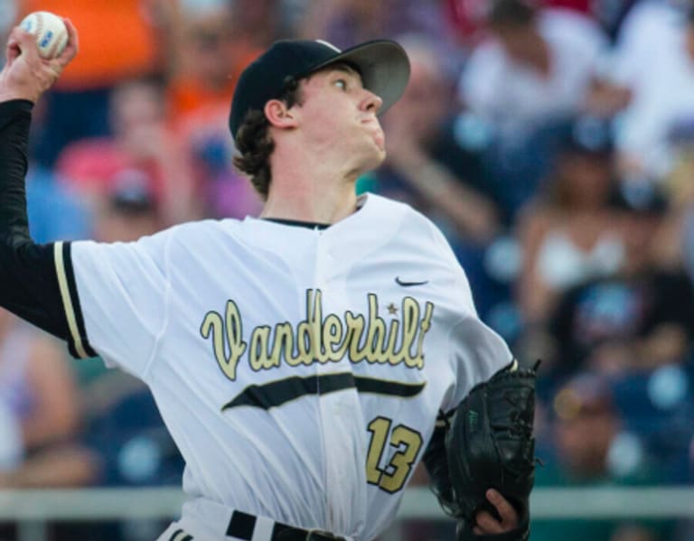 Walker Buehler was a star for Vanderbilt baseball before pitching for the  Dodgers