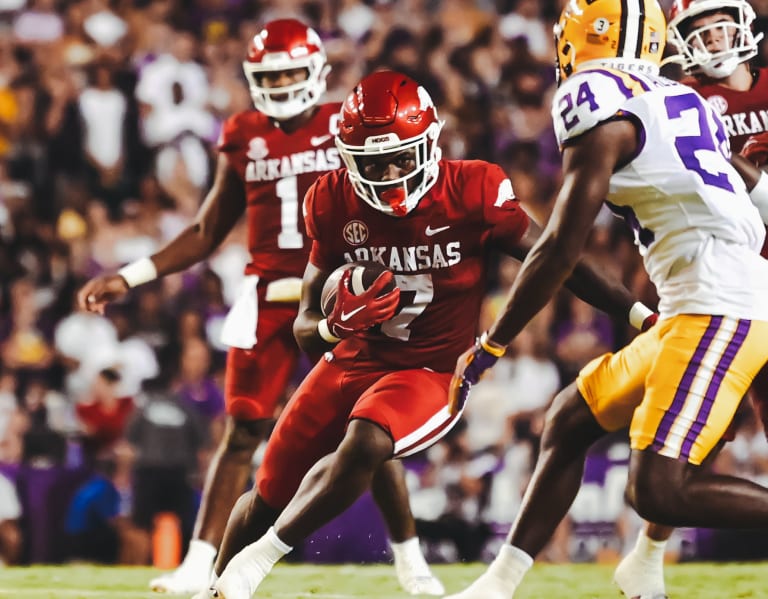 Arkansas Razorbacks Pro Football Focus grades vs. LSU 2023 Offense
