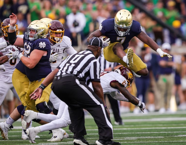 Notre Dame Football: Audric Estime Primed For Massive 2023 Season //