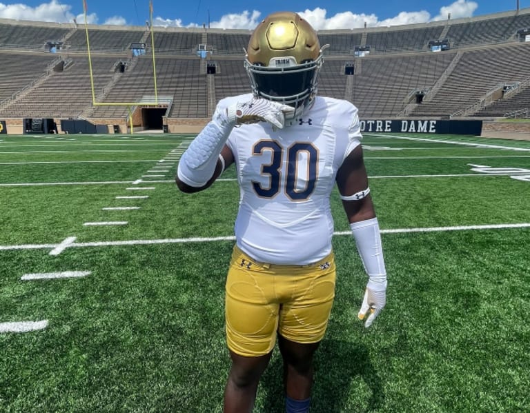 Notre Dame 2025 DT target Jarquez Carter raves about Grill & Chill InsideNDSports Notre Dame