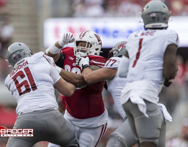 Wisconsin Badgers vs. Washington State Cougars college football photos