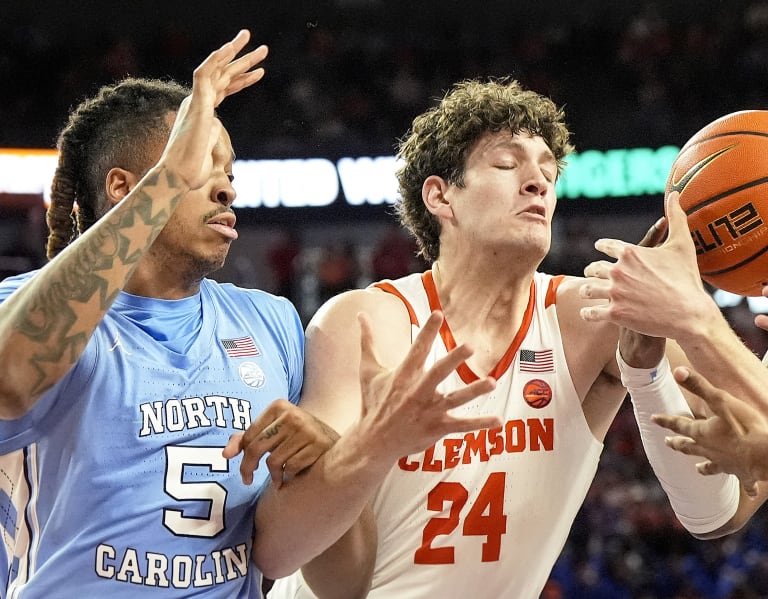 No. 16 Clemson Basketball Falls Short In 65-55 Loss To No. 8 North Carolina