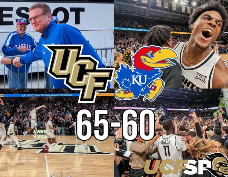 Video: Sights & Sounds From UCF's 65-60 Win Vs. No. 3 Kansas - UCFSports