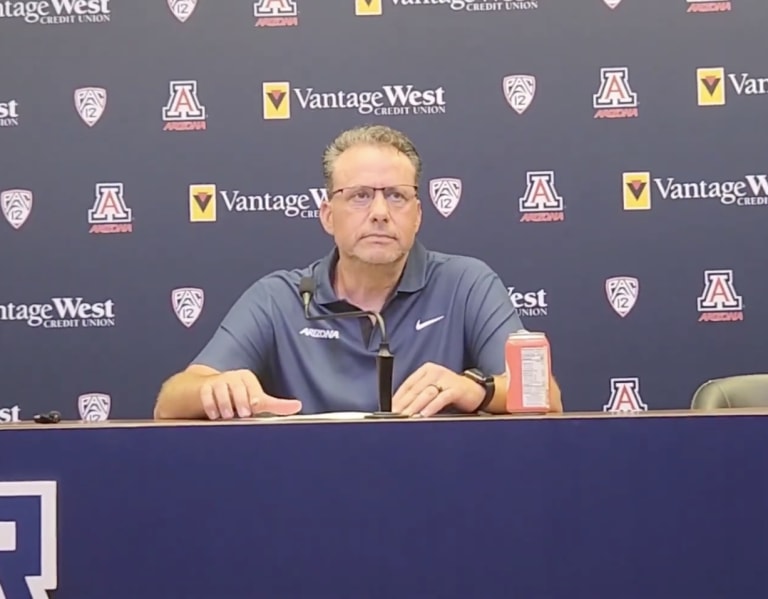 Watch Arizona Head Coach Jedd Fisch Previews Nau Game Week Goazcats 0582