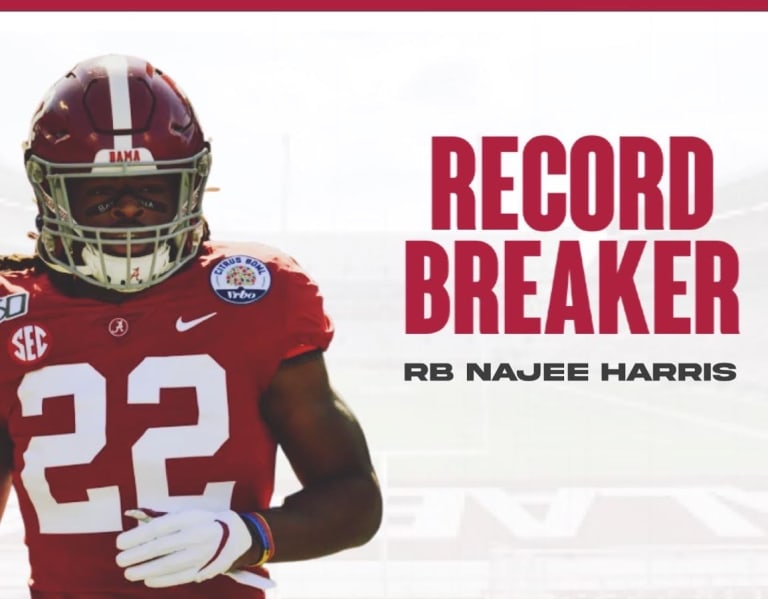 Najee Harris continues to climb record boards with big performance