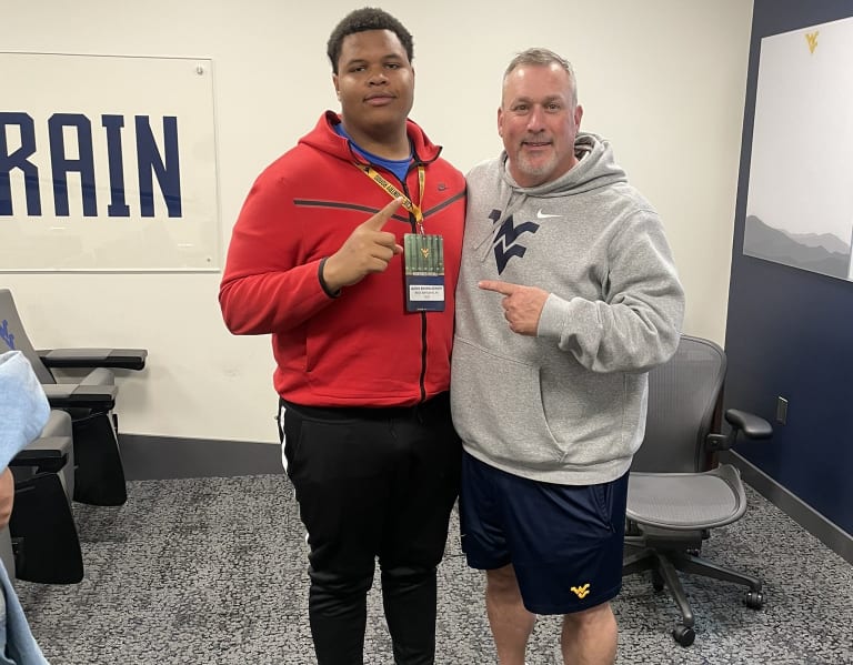 WVSports  –  2025 OL Brown-Demery makes another stop at West Virginia