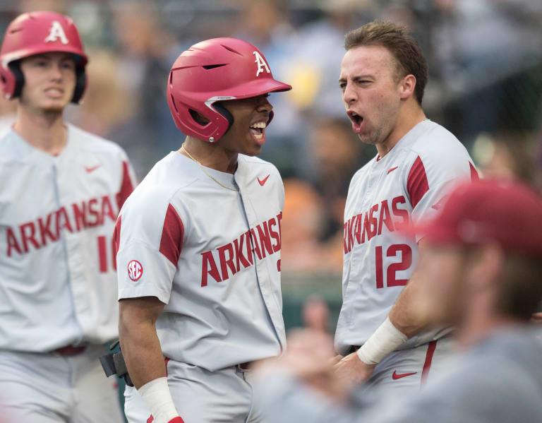 Arkansas best sale baseball uniforms