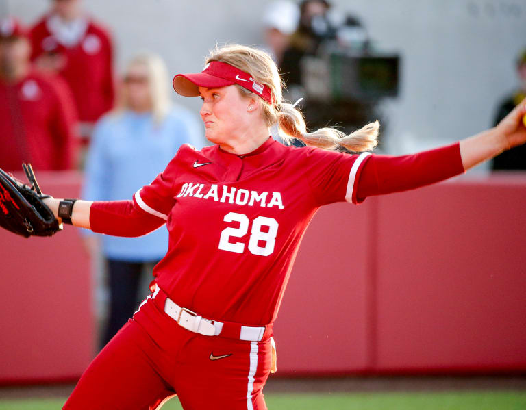 OU tops No. 24 Kansas 6-1 on one-hit showing from Kelly Maxwell