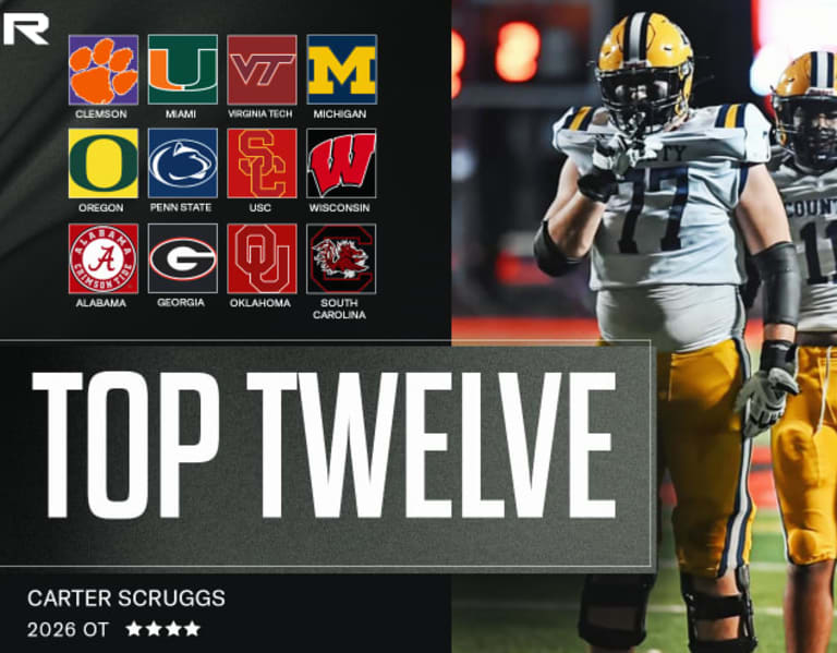 Michigan makes Top 12 for 2026 Rivals250 OL Carter Scruggs