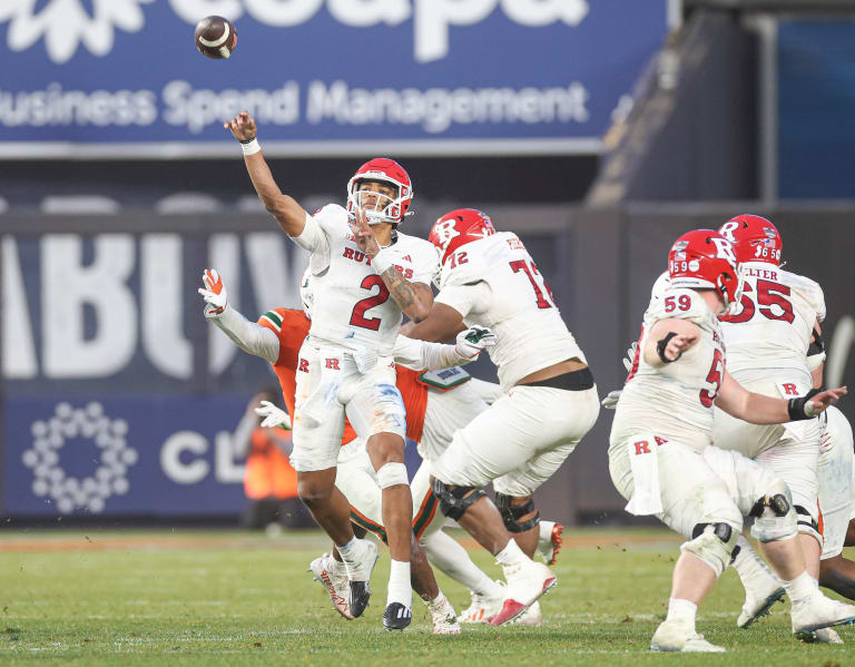 Every Throw From Rutgers Football QB Gavin Wimsatt Versus Miami In The