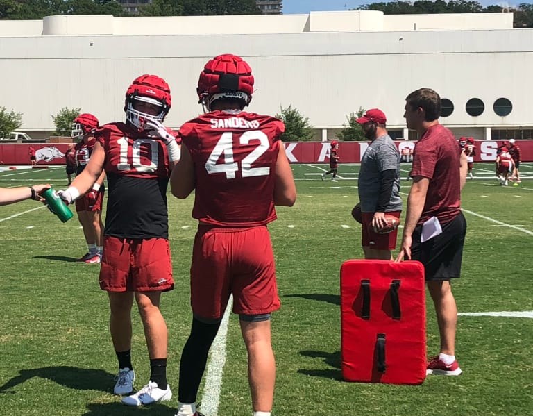 Arkansas linebacker Drew Sanders might not know how good he is