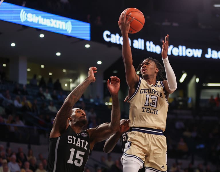 Georgia Tech Upsets #21 Mississippi State With 67-59 Victory Led by Miles Kelly