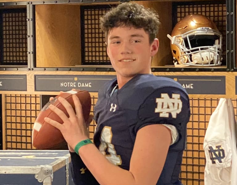 Ohio Quarterback Drew Allar Is ‘super Excited By Notre Dame Fighting