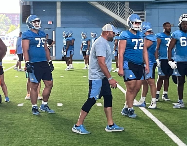 North Carolina UNC Tar Heels football coach Mack Brown Maye offensive