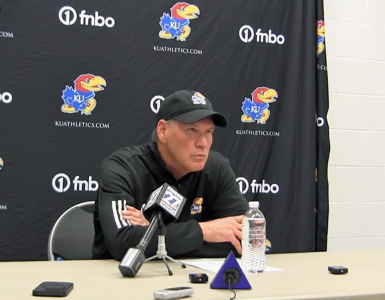 Watch: Lance Leipold after the Kansas State game - JayhawkSlant: Kansas ...