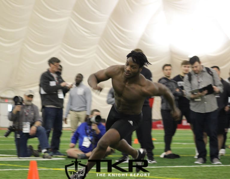 Linebacker Olakunle Fatukasi performs well at Rutgers Pro Day