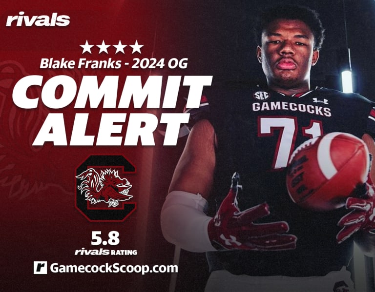 Blake Franks Makes It Official Continues In State Run Vs. Clemson