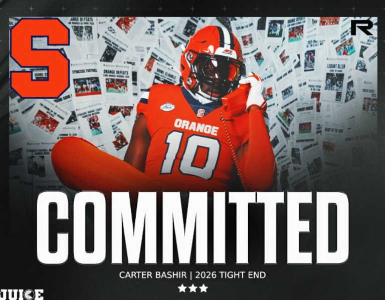 2026 TE Carter Bashir commits to Syracuse: 'It's a great culture'
