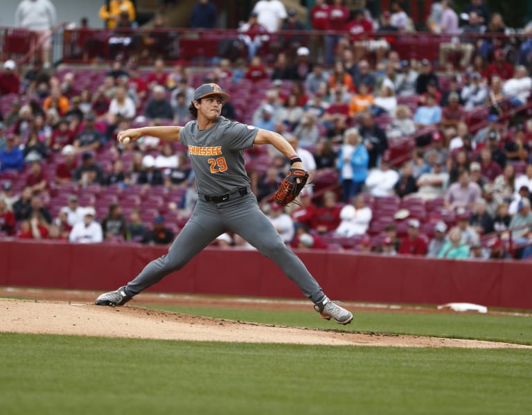 Tennessee Pitcher Andrew Lindsey Talks Performance in Vols Win Over Texas  A&M 