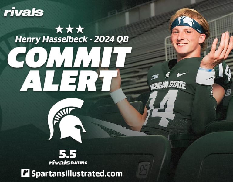 Michigan State gets commitment from 2024 threestar QB Henry Hasselbeck