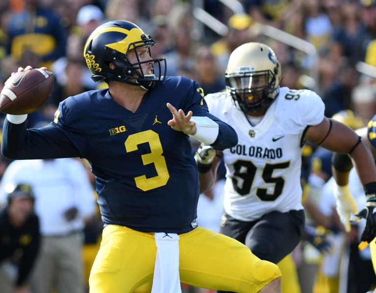 Collegiate School's Wilton Speight departing from Michigan football