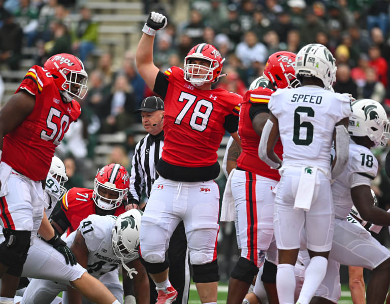 Trasferimento Maryland O-lineman Mason Lunsford determina la visita a Notre Dame