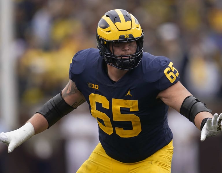 Michigan Wolverines guard Zak Zinter is a top 2024 NFL Draft