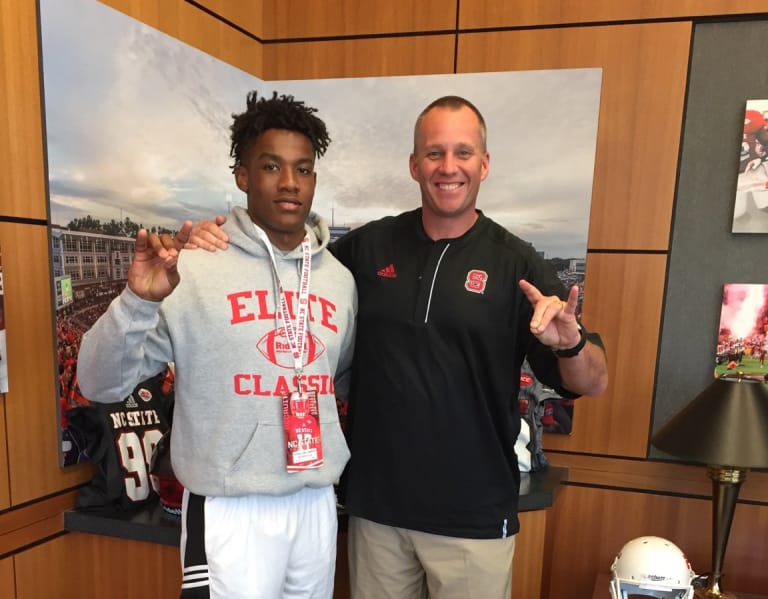 Three-star CB Kendall Williamson recaps visit to NC State ...