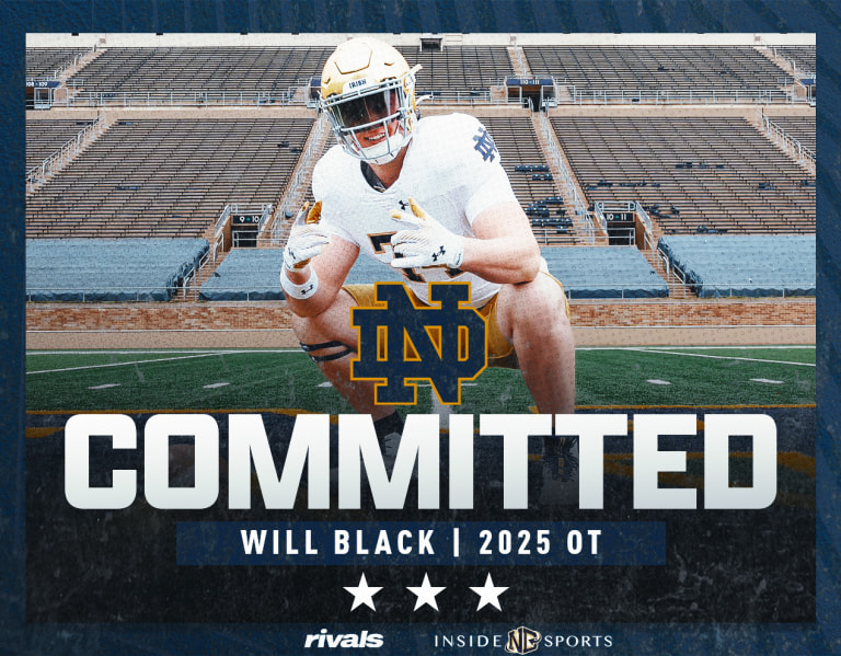 Threestar OT Will Black Commits To Notre Dame Football's 2025 Class