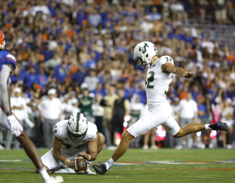 Notre Dame will host USF transfer kicker Spencer Shrader this weekend