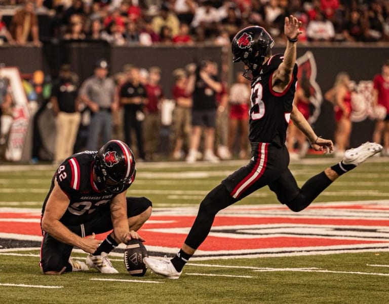 Dominic Zvada Named Sun Belt Conference Special Teams Player Of The Week