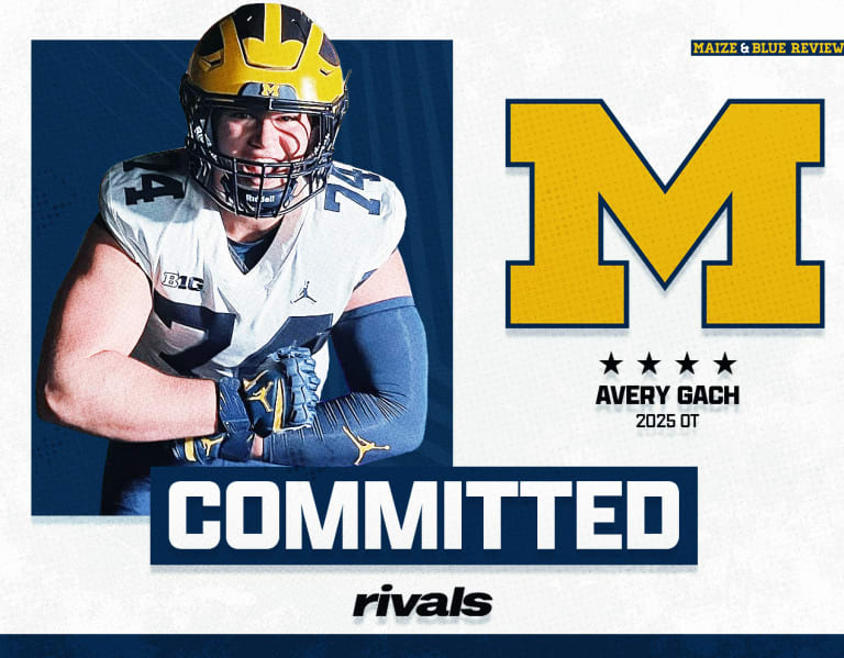 Avery Gach, four-star offensive lineman, elaborates on his commitment to Michigan