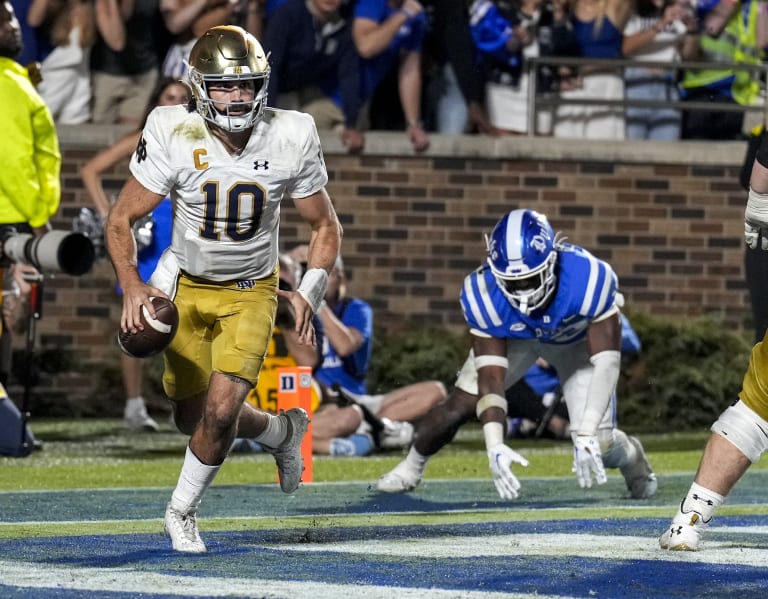 Two Notre Dame football freshmen with highly anticipated debuts