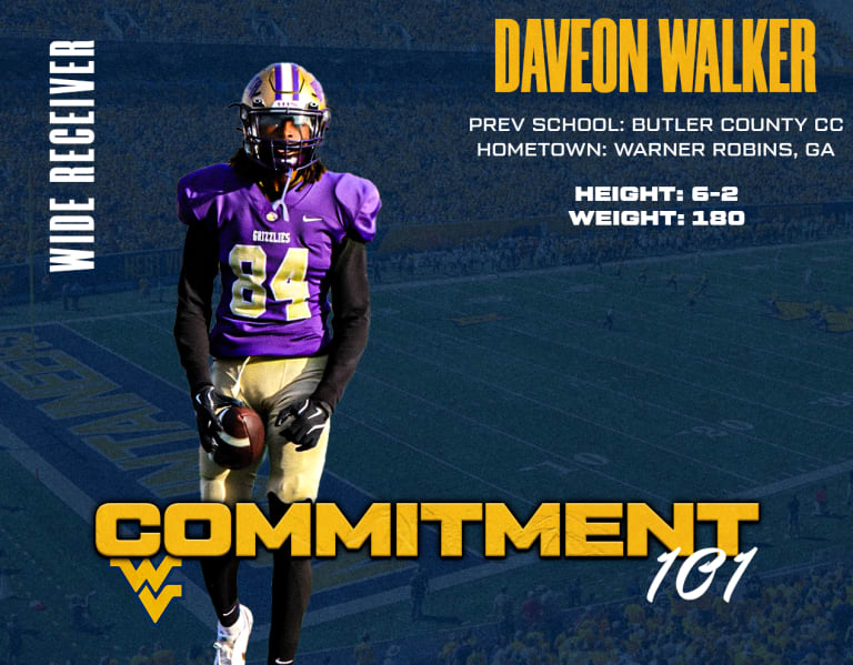 West Virginia Mountaineers: Commitment 101: Daveon Walker