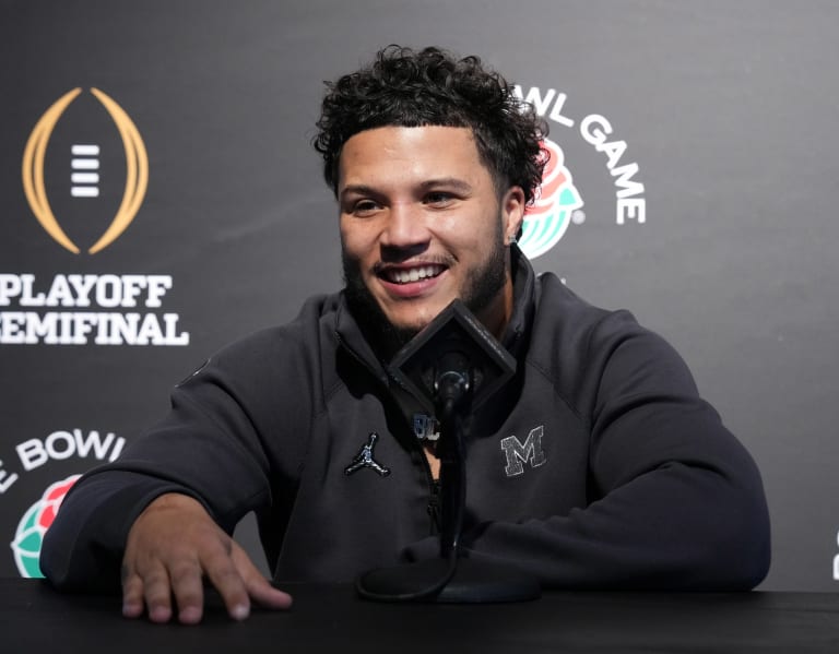 Transcript Blake Corum s Rose Bowl Media Day Press Conference