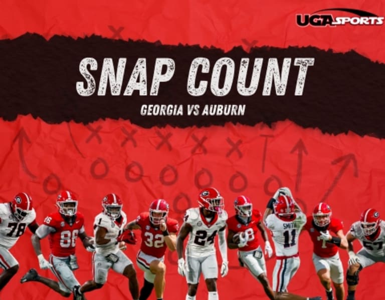 Snap Count UGA vs Auburn UGASports Bulldogs Football