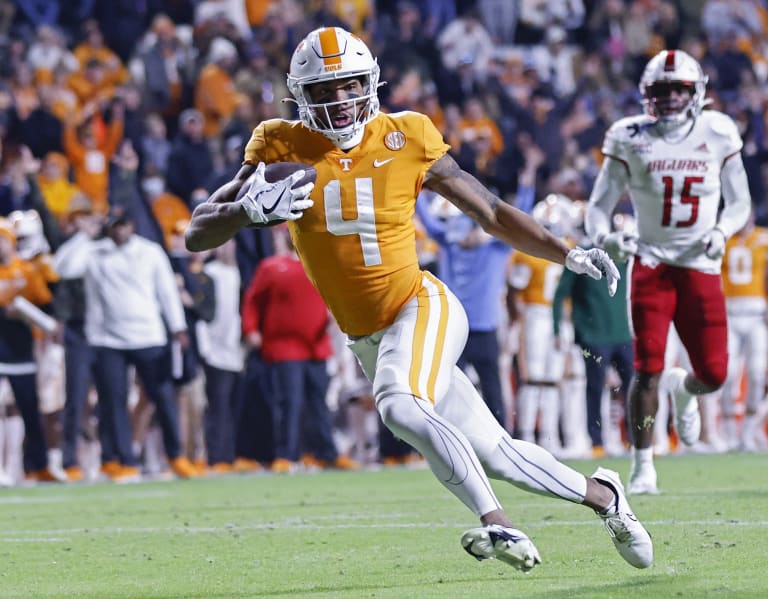 Kaleb Webb makes most of opportunity in Vols' receiving corps - VolReport