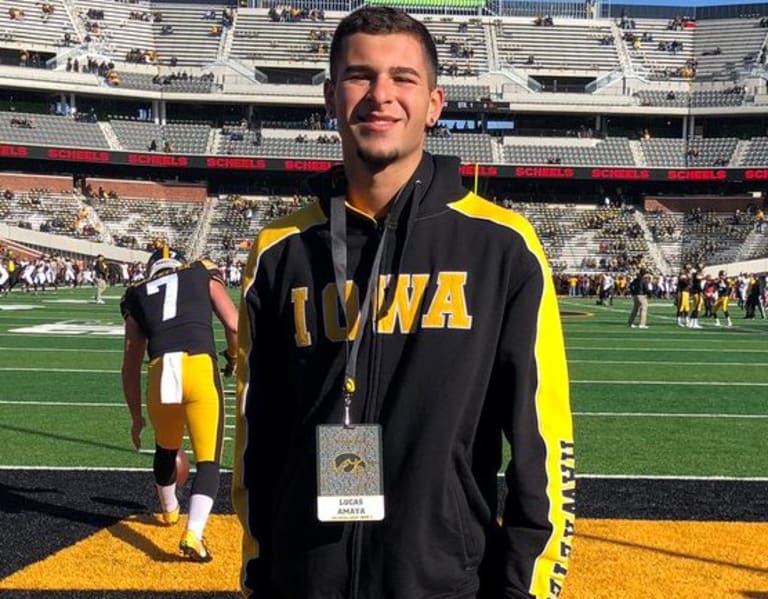 Kicker Lucas Amaya walking on at Iowa