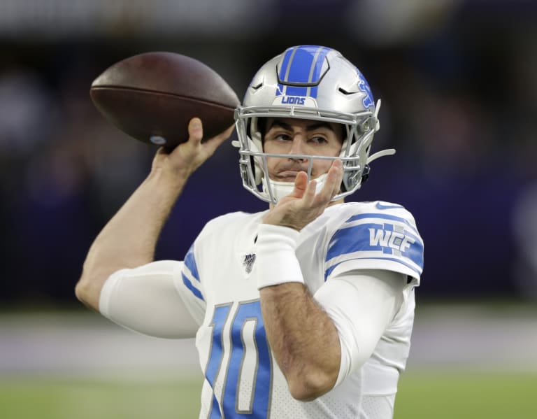 Lions: David Blough should start the remainder of the season