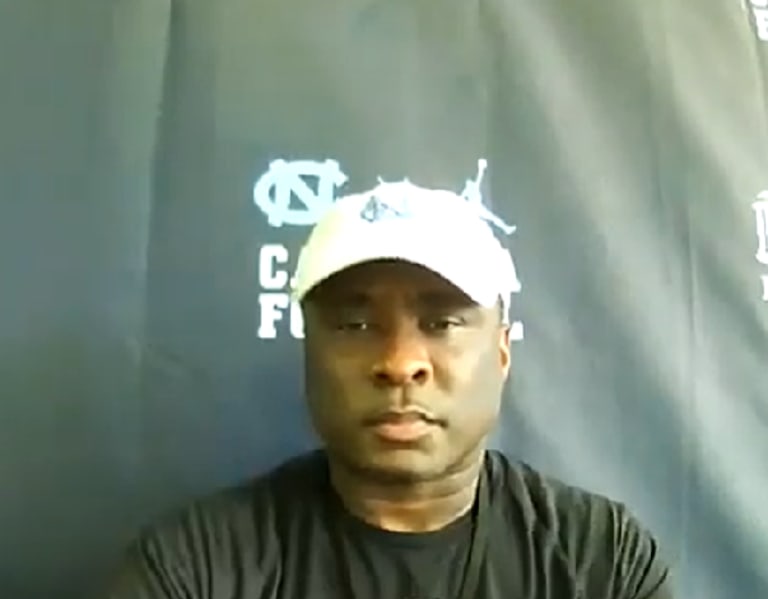 Coach Larry Porter On UNC's Running Backs, Pass Protection, Finding A Rotation