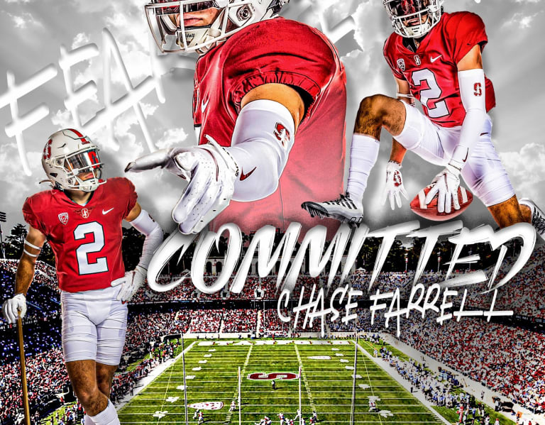 Stanford Football 2024 3star WR Chase Farrell commits to Stanford