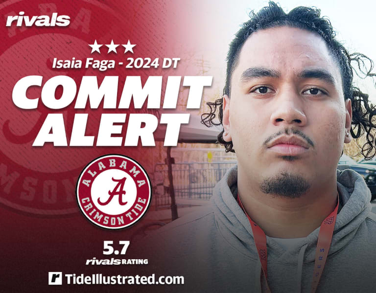 In-State DL Isaia Faga Flips From Utah Committing To The Tide ...