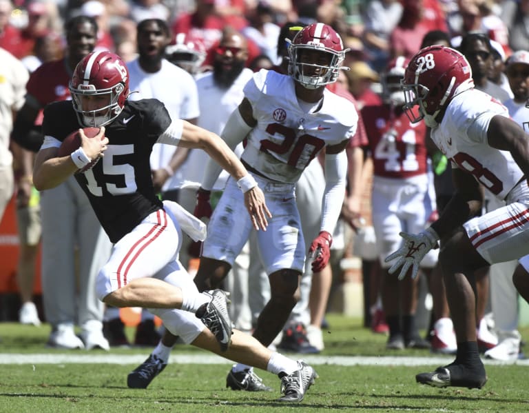 Alabama Quarterbacks Continue To 'develop Confidence' From A-Day ...