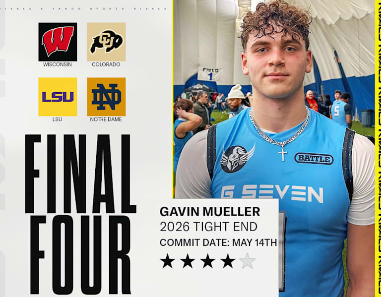 Four-star TE Gavin Mueller talks final four, sets commitment date