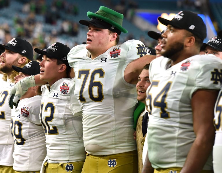 Will Notre Dame Wear Green Jerseys Against The Michigan Wolverines? - One  Foot Down