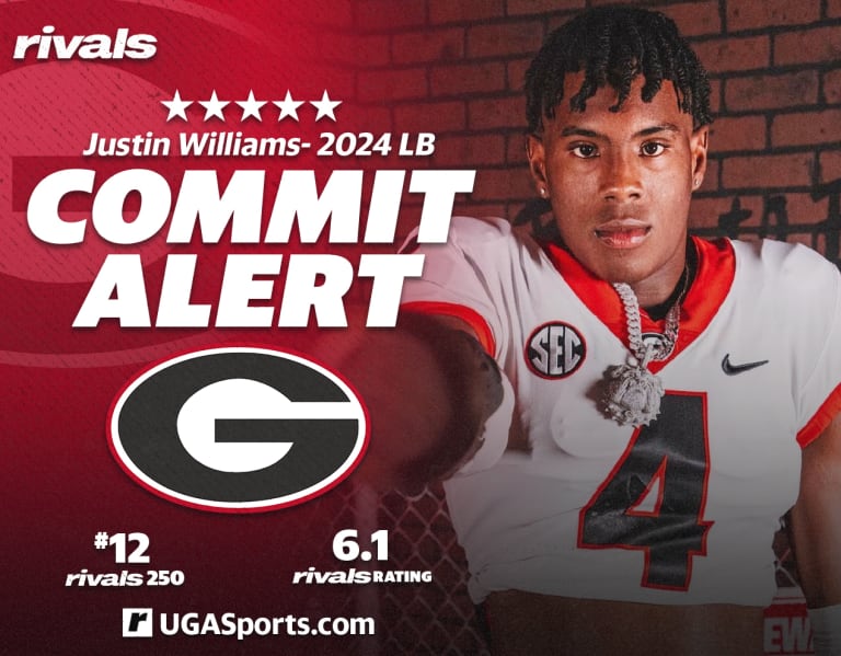 Georgia football recruiting: Five-star LB Justin Williams commits