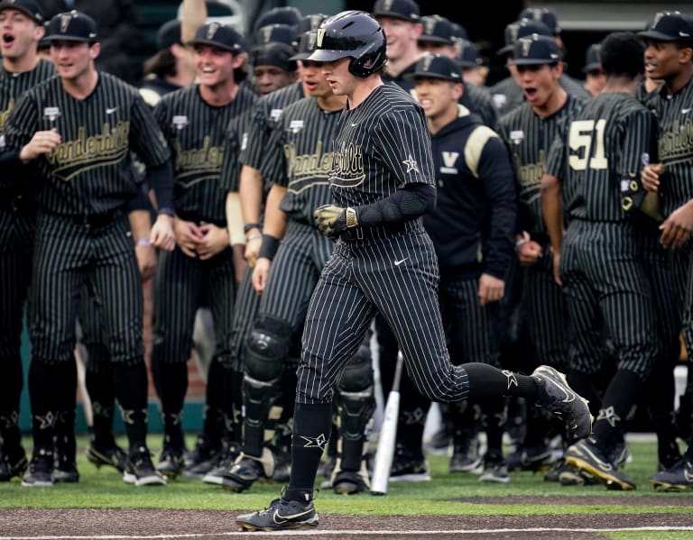 pinstripe vanderbilt baseball uniforms