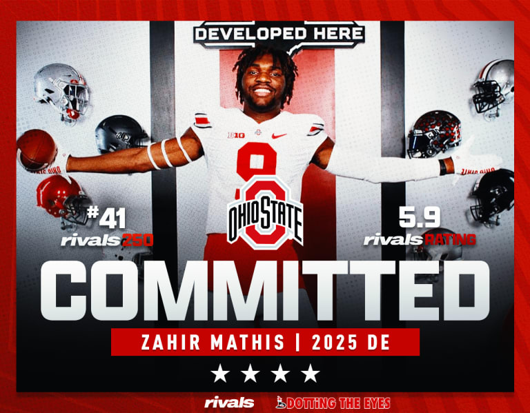 Ohio State Lands 2025 DE Zahir Mathis